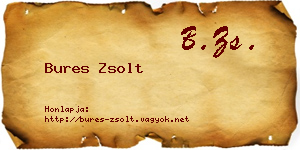 Bures Zsolt névjegykártya
